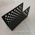 Black hollow triangle paper towel holder